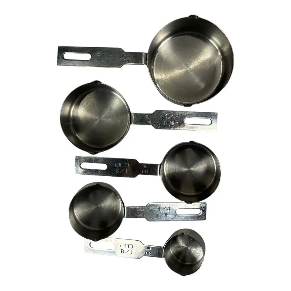 RSVP International Endurance 10-Piece Stainless Steel Measuring Cup & Spoon Set